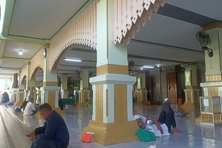Masjid Kauman Semarang, Jawa Tengah (Jateng) pada Jumat (22/3/2024). 