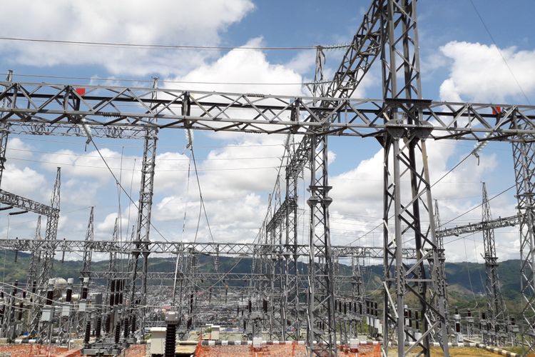 Gardu induk listrik di Jayapura