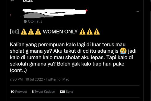 Muncul Keputihan Saat Beraktivitas, Apakah Sah untuk Shalat?