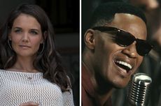 Jamie Foxx Pegangan Tangan dengan Sela Vave, Putus dari Katie Holmes?