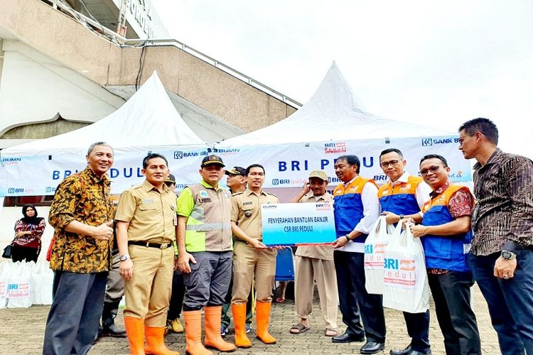 Posko Peduli BRI sebagai aksi cepat tanggap banjir Jakarta 25 Februari 2020