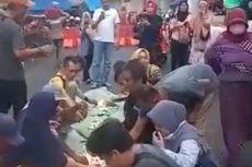 Puluhan Warga Makan Bersama di Jalan hingga Polisi Turun Tangan, Begini Ceritanya