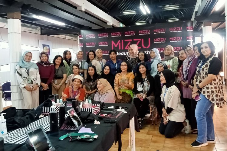 Acara Beauty Class by Mizzu di Bentara Budaya Jakarta, Jumat (14/4/2023).