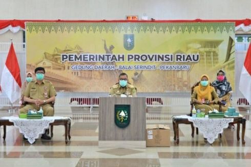 Pemprov Riau Terima Bantuan 800.000 Masker dari Singapura