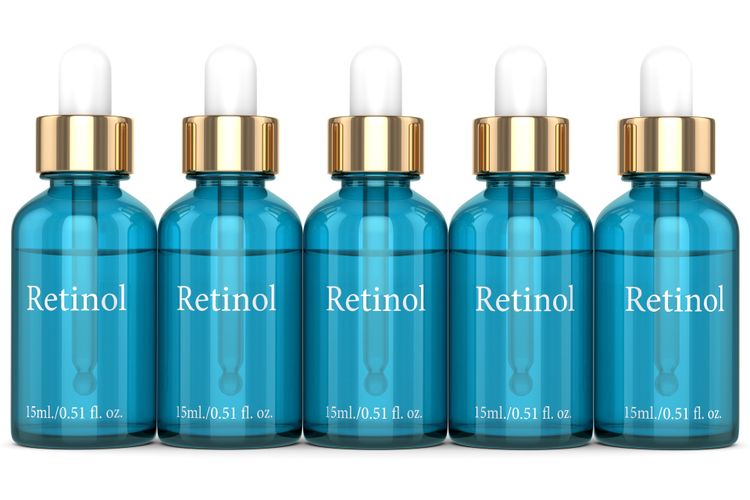 Ilustrasi retinol, apakah retinol bisa digunakan setiap hari, retinol dipakai berapa kali seminggu, retinol berapa persen untuk pemula. 