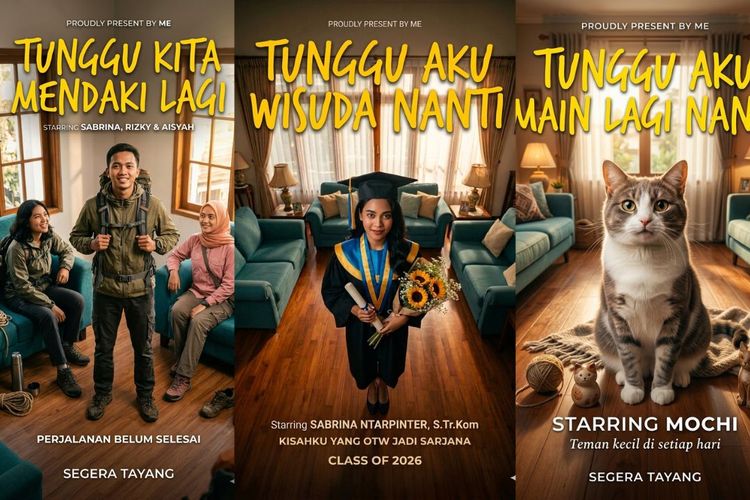 5 Prompt AI Viral Edit Foto Jadi Poster Film ala Tunggu Aku Sukses Nanti untuk Semua Jenis Foto