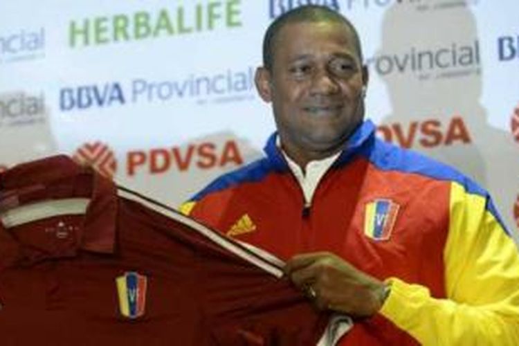 Pelatih tim nasional Venezuela, Noel Sanvicente.