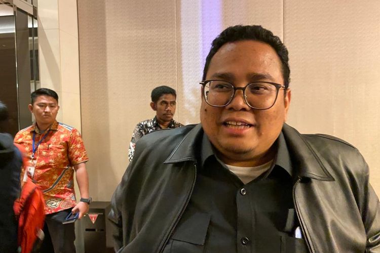 Ketua Bawaslu Rahmat Bagja ditemui usai acara “Senandung Pemilu Damai” di salah satu hotel di Jakarta Pusat, Selasa (18/7/2023) petang.