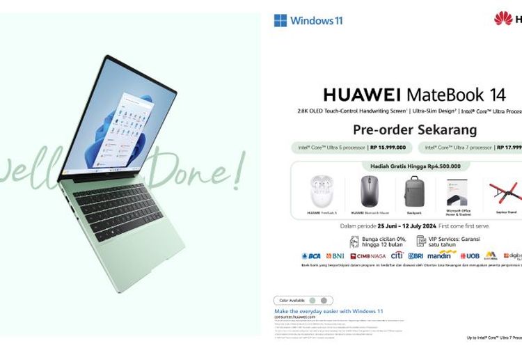 Pembelian selama pre-order, pelanggan akan mendapatkan aksesori pendukung senilai Rp 4 jutaan. 