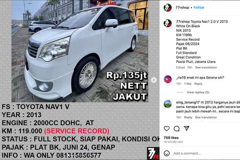 Mau Punya Toyota NAV1 Bekas Seharga LCGC, Apa Kelebihannya?