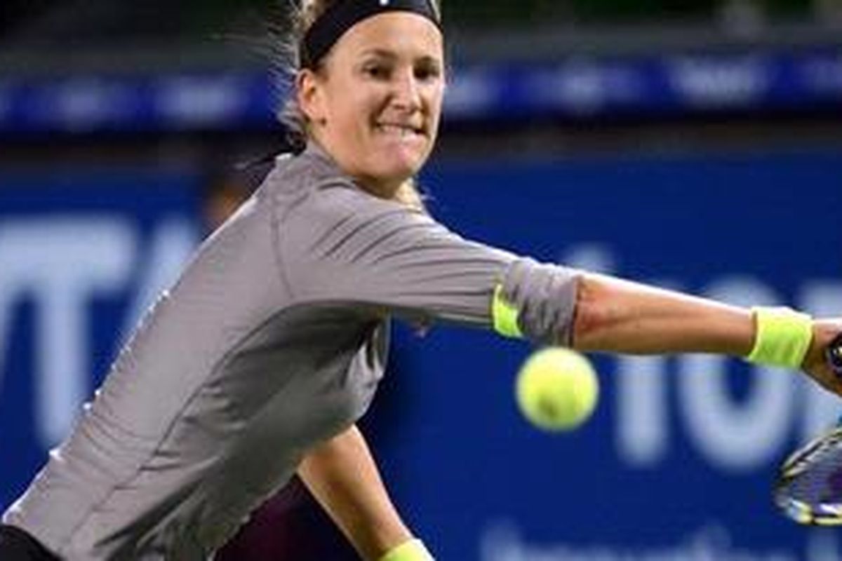 Petenis nomor satu dunia asal Belarusia, Victoria Azarenka.