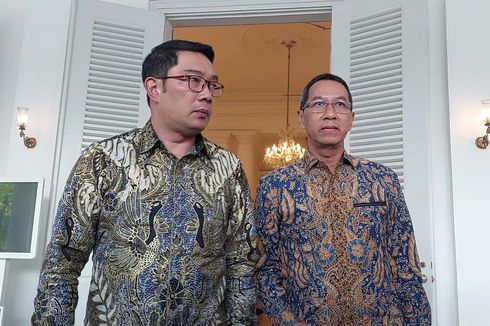 Pertemuan Ridwan Kamil-Heru Budi demi Mengendalikan Banjir Jakarta...