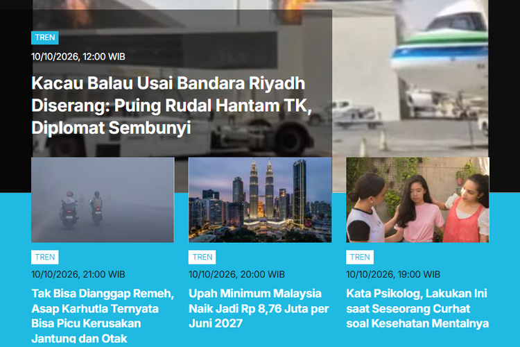 [POPULER TREN] Houthi Serang Bandara Riyadh | BMKG Jelaskan Kapan Musim Hujan