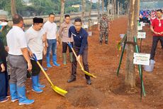 Heru Budi Kembali Tanam Pohon, Kali Ini di Daan Mogot Jakarta Barat