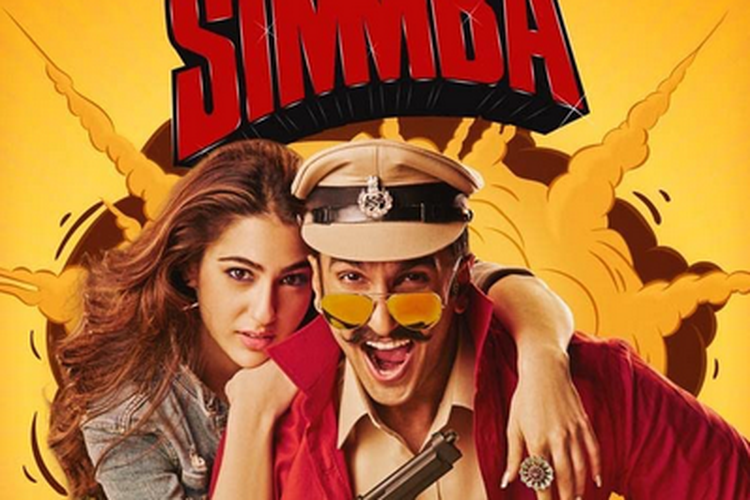 Ranveer Singh and Sara Ali Khan in Simmba (2018)