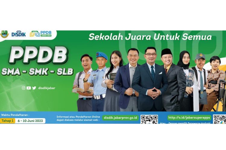 PPDB Jawa Barat 2023 SMA, SMK.