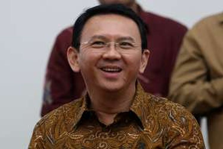 Gubernur DKI Jakarta Basuki Tjahaja Purnama (Ahok) di Kantor DPP PDI Perjuangan, Jakarta, Senin (20/9/2016). PDIP secara resmi mengusung Ahok dan Djarot Saiful Hidayat untuk maju dalam Pilkada DKI 2017 mendatang.