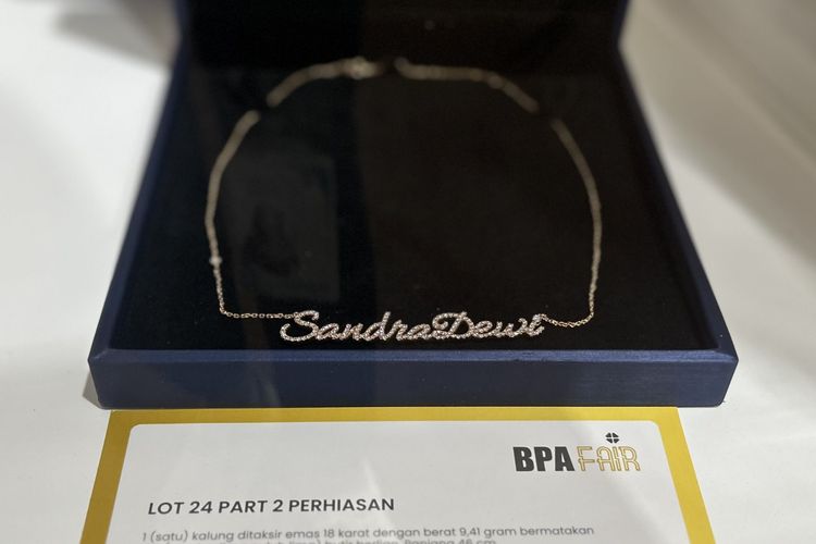 10 Perhiasan Sandra Dewi yang Dilelang di BPA Fair 2026