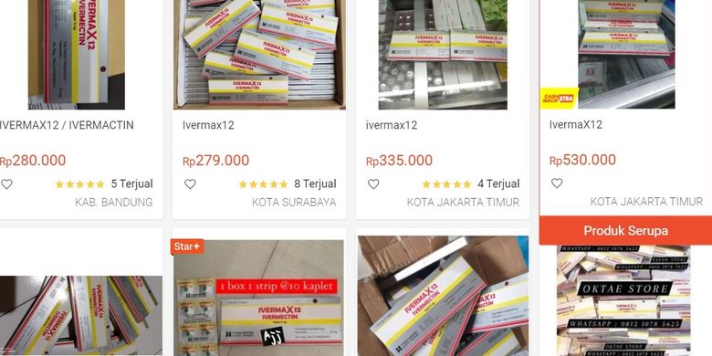 Harus Tahu Di Ecommerce, Harga Obat Ivermectin Capai Rp 530.000 Per Strip