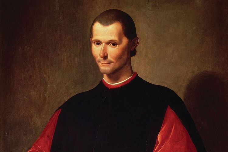 Niccolo Machiavelli, karya pelukis Italia Santi di Tito (1536-1603)