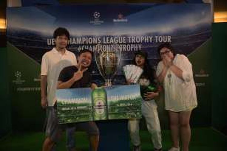 Tim #IDareU2 dari Melly’s Garden yang dipimpin Yacko, memenangi hadiah utama untuk menyaksikan final Liga Champions di Stadium San Siro, Milan.