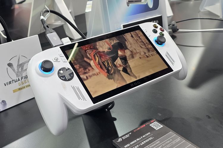 ROG Xbox Ally di Tokyo Game Show 2025 di Makuhari Messe, Chiba, Jepang, Kamis (25/9/2025).