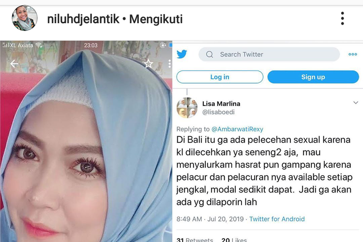 Ni Luh Djelantik, desainer ternama asal Bali berencana melaporkan Lisa Marlina, pemilik akun Twitter @lisaboedi karena dianggap melecehkan mertabat perempuan Bali.