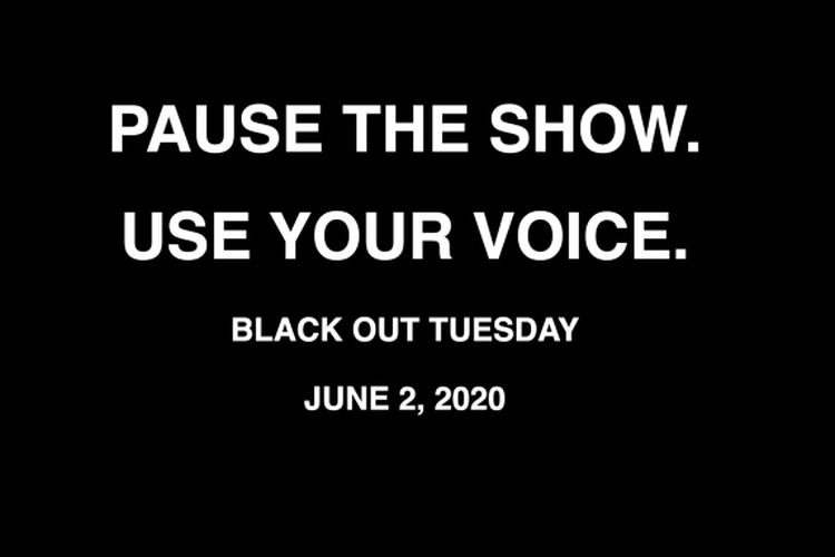 Blackout Tuesday, gerakan musisi untuk menyuarakan hak-hak kesetaraan ras.