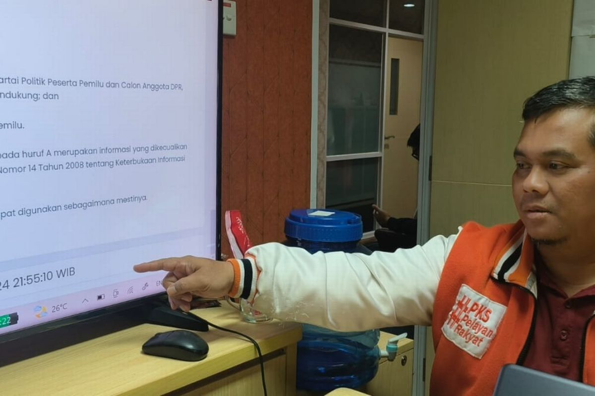Ketua Tim Pelaporan Dana Kampanye Pusat Marwan Gunawan.
