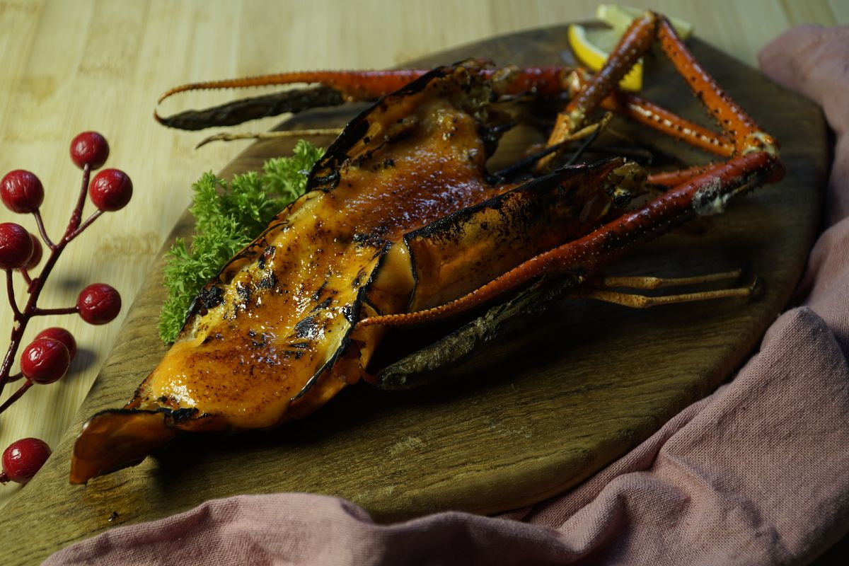 Udang galah saus mentai buatan Foodplace.