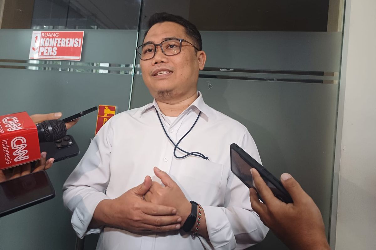 Direktur Penyidikan KPK, Asep Guntur Rahayu di Gedung Merah Putih, Jakarta, Selasa (22/4/2025).