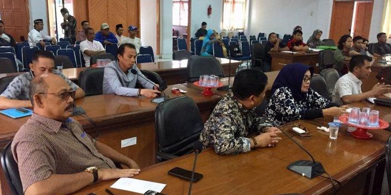 Suasana Rapat Dengar Pendapat (RDP) DPRD Bulukumba, Jumat (12/7/2019), menghadirkan DP3 Bulukumba dan ahli waris 
