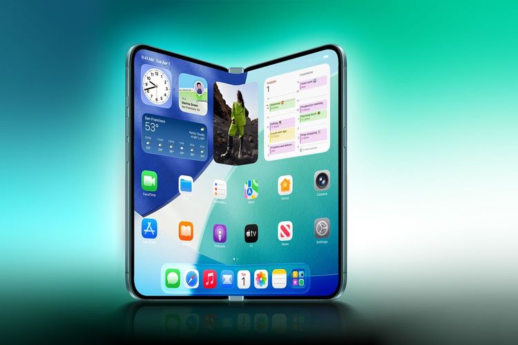 Konon, Apple dikabarkan akan memperkenalkan iPhone lipat yang akan dirilis pada 2026