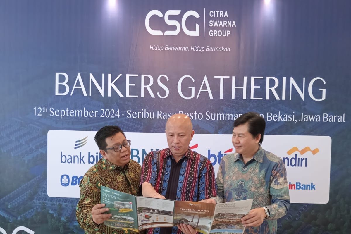 Citra Swarna Group atau CSG bekerja sama dengan lima perbankan dalam mempercepat kemudahan pembayaran Kredit Pemilikan Rumah (KPR).