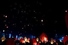 Lagu Tanah Airku Iringi Ribuan Lampion Dieng Culture Festival 2019