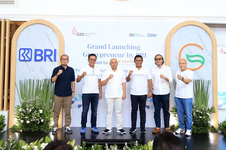 Menkop UKM Teten Masduk meresmikan Growpreneur, program pendampingan UMKM yang diinisiasi oleh BRI dan Smesco Indonesia, Kamis (15/9/2022). 

