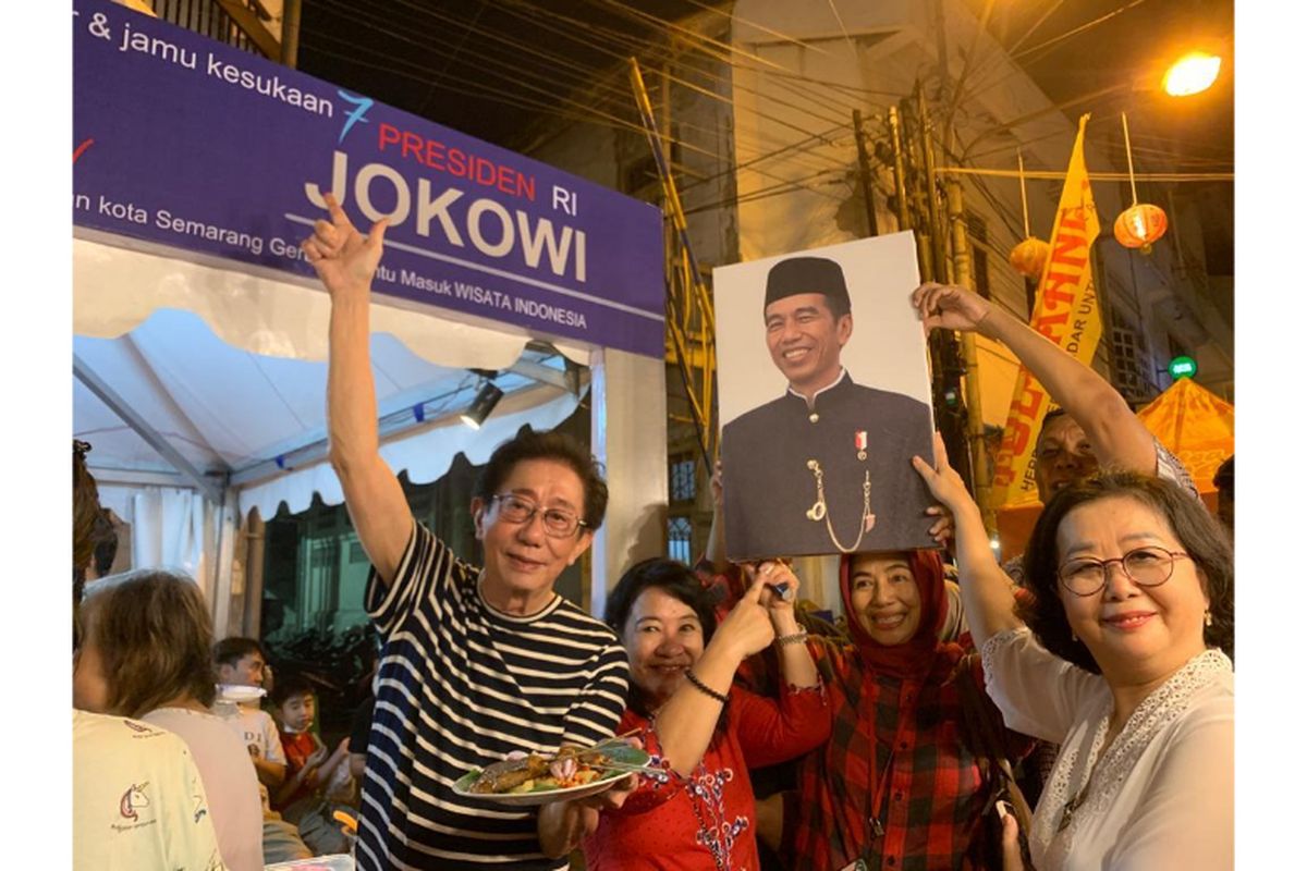 Direktur Sido Muncul di ajang Festival Kuliner dan Jamu Kesukaan 7 Presiden RI di Pasar Semawis, Semarang, Jawa Tengah, Sabtu (30/9/2023)