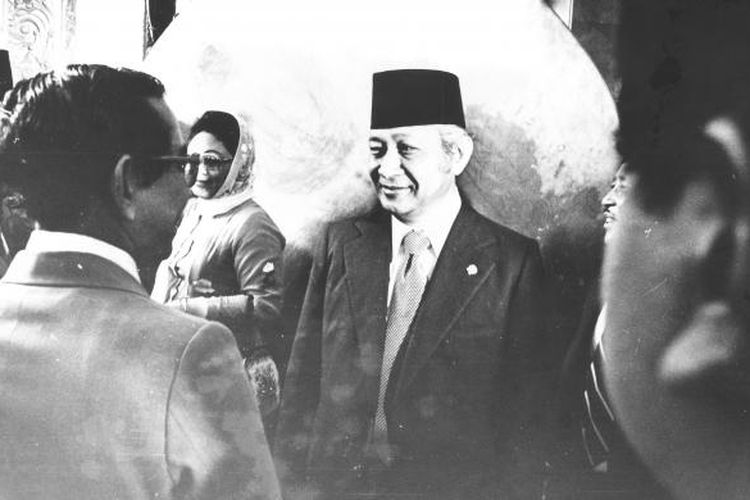 Peresmian Masjid Istiqlal oleh Presiden Soeharto, 22 Februari 1978. Presiden Soeharto menyampaikan pidato dalam peresmian ini.