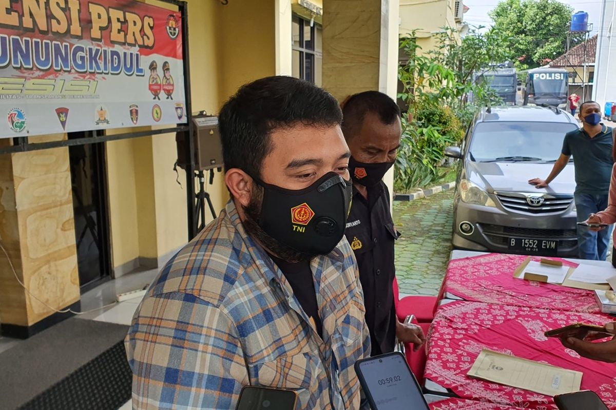 Kasat Reskrim Polres Gunungkidul AKP Mahardian Dewo Negoro di Mapolres Gunungkidul Selasa (10/5/2022)