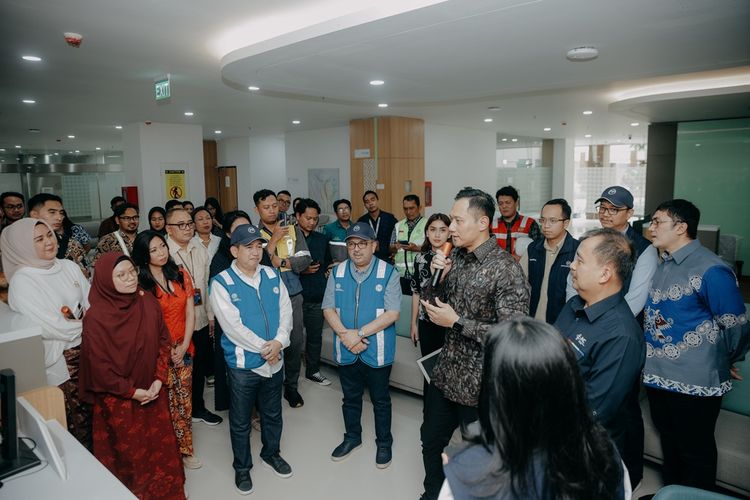 Menteri Koordinator Bidang Infrastruktur dan Pembangunan Kewilayahan (Menko IPK) Agus Harimurti Yudhoyono mengunjungi Bali International Hospital (BIH), Kamis (23/1/2025).