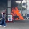 Korsleting, Motor Niaga Terbakar Usai Isi Bensin di SPBU Bangkalan