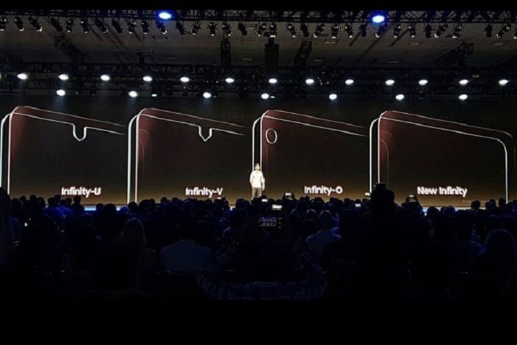 Tiga desain layar poni Samsung yang diperkenalkan di Samsung Developers Conference di San Fransisco