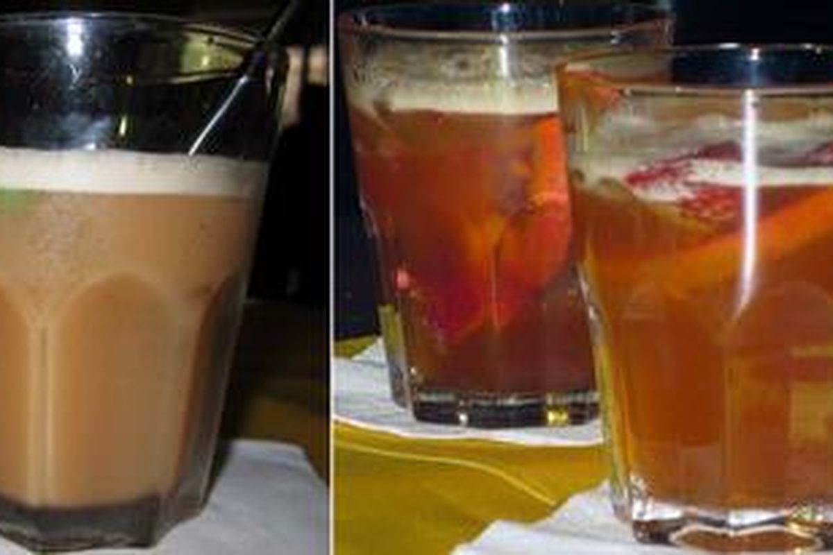 Cloudy Caramel Tea dan Strawberry Blush Tea.