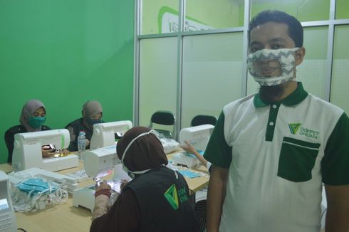 Dompet Dhuafa Sulsel Produksi Masker Khusus untuk Penyandang Tuli