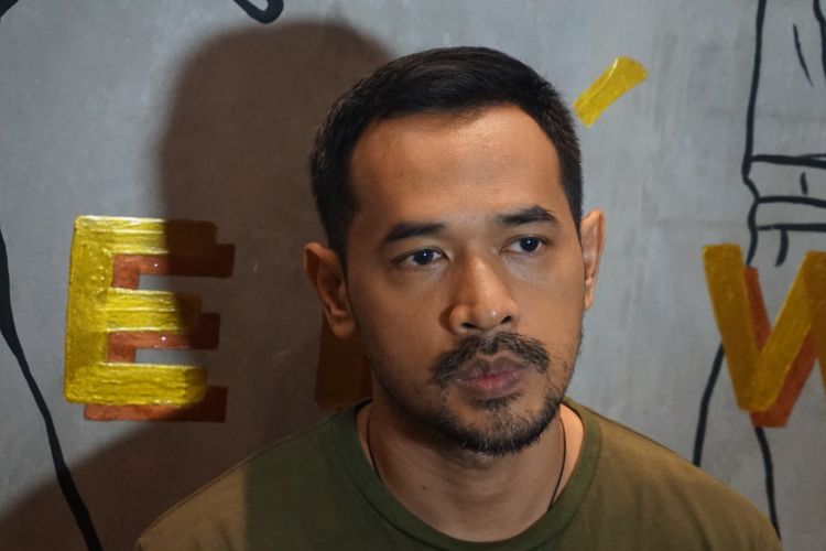 Aktor Oka Antara saat ditemui dalam jumpa pers Idea Fest 2018 di Pacific Place, SCBD, Senayan, Jakarta Selatan, Selasa (9/10/2018).