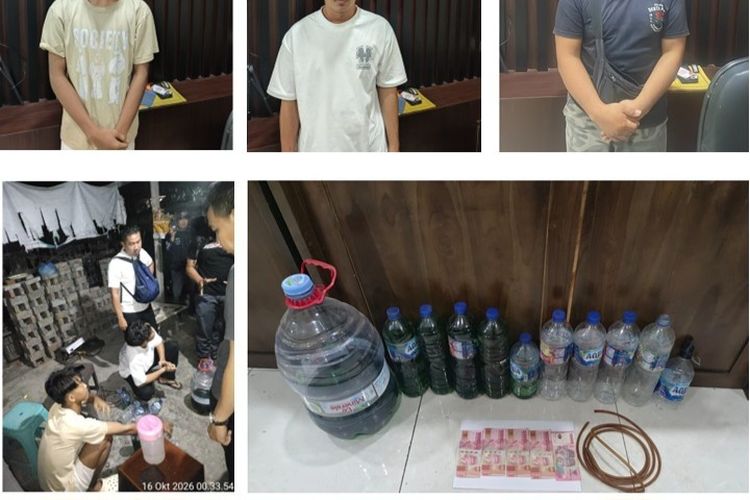 Polda Bali Tangkap 7 Penimbun BBM Subsidi, Termasuk 6 Penjual Pertalite Botolan