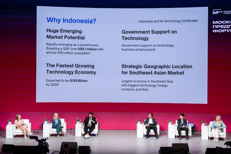 Pengusaha muda asal Indonesia, Mahardika Prima, bicara soal potensi besar Indonesia bagi Rusia di bidang teknologi. 