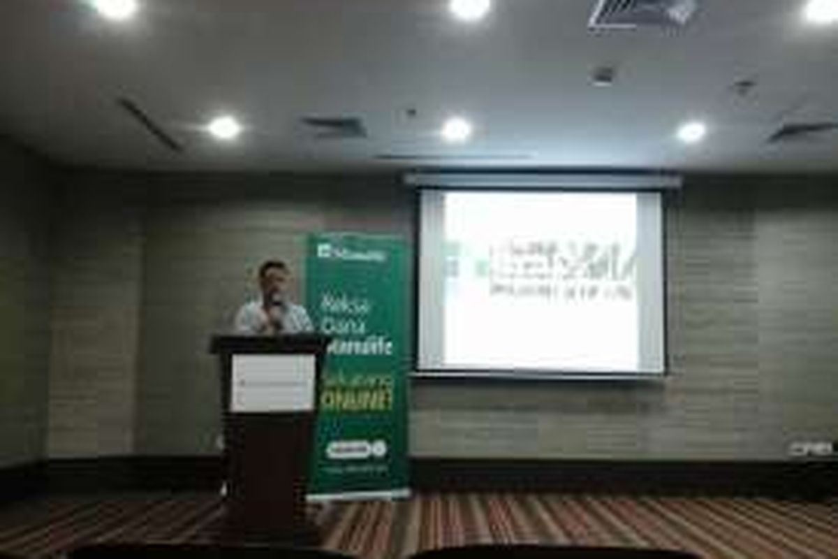 Direktur Investasi PT Manulife Aset Manajemen Indonesia, Alvin Pattisahusiwa di Jakarta, Selasa (20/9/2016).