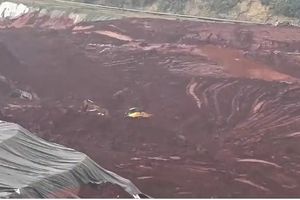 Longsor di IMIP Park 9 Morowali, Satu Pekerja Tewas Tertimbun, Alat Berat Rusak Parah