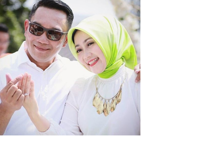 Ridwal Kamil dan Istri